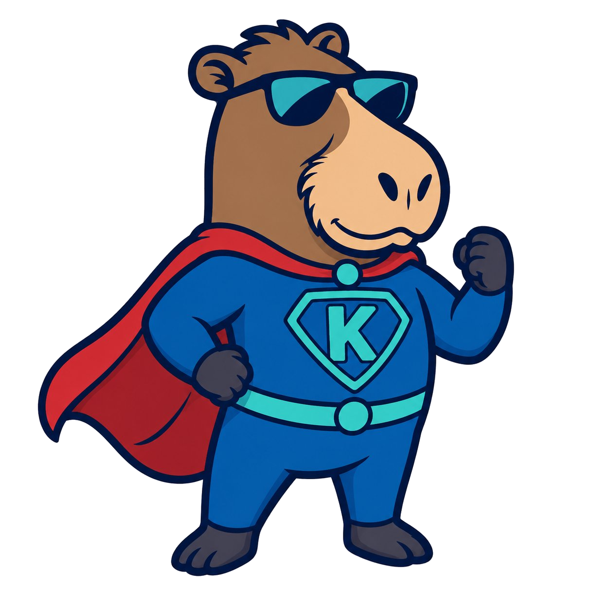 KapiBara als superheld